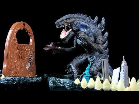 Trendmasters Godzilla King Of The Monsters Micro Battle Playset - Destroying The Value