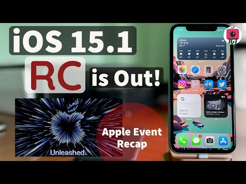 iOS 15.1 RC Is Out! What's New, Battery Life, Bug Fixes | Apple Event Recap | TGT