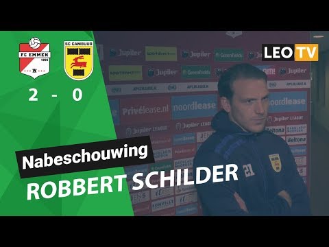 Nabeschouwing Robbert Schilder FC Emmen - SC Cambuur