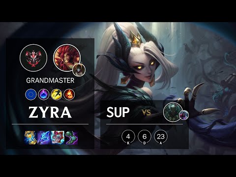 Zyra Support vs Pyke - EUW Grandmaster Patch 11.17