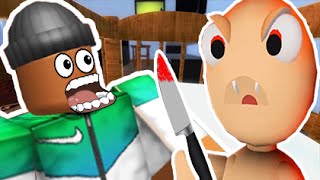 Escape The Evil Baby Roblox Free Online Games - escape the evil santa claus in roblox redhatter roblox
