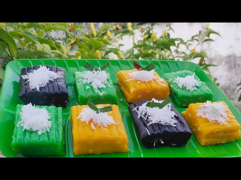Membuat Kue Getuk Tanpa Cetakan hasilnya Cantik Dan Enak Olahan singkong