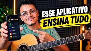 Criei um aplicativo que TE ENSINA violão com apenas 10 músicas Fáceis.