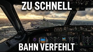 Notlandung in Hamburg: Das ging schief! ? (X-Plane 12)