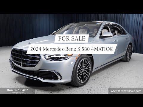 New 2024 Mercedes-Benz S-Class S 580 4MATIC® Sedan Mercedes Scottsdale