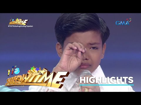 It's Showtime: 'TNT Kids' finalist, naging emosyonal sa sariling performance! (Tawag Ng Tanghalan)
