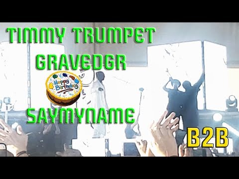 CreamFields 2018 B2B Timmy Trumpet, GravedGR, SayMyName 5.1 60fps #Chile