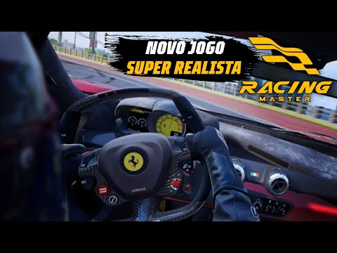 INCRÍVEL! NOVO JOGO DE CORRIDA SUPER REALISTA PARA ANDROID/IOS (BETA TESTE), RACING MASTER.