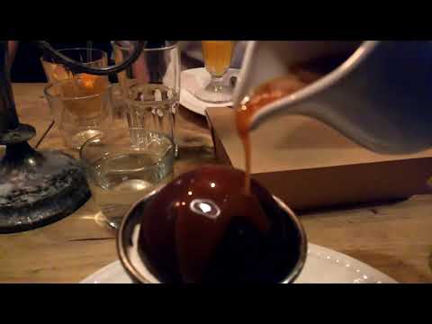 Melting Chocolate Bombe (Bill's, Leamington Spa) Chocolate, Ice Cream, Honeycomb