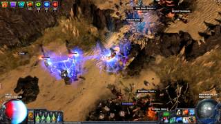 [Path of Exile] Witch Chaos Inoculation Discharge Whisper of Doom second test