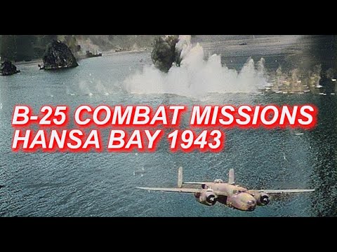 B-25 Combat Missions Around Hansa Bay 1943 - Gun Cameras
