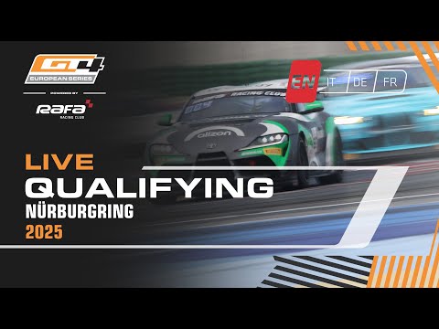 LIVE I Qualifying I Nürburgring I GT4 European Series pwd by RAFA Racing Club (English)