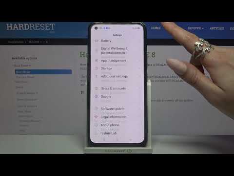 How to Enter Text Correction Options on REALME 8 – Dictionary Adjustment