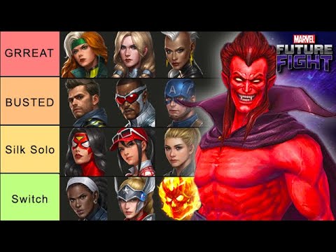 My TOP 5 TEAMS for MEPHISTO world boss (Stage 24 to 30) - Marvel Future Fight