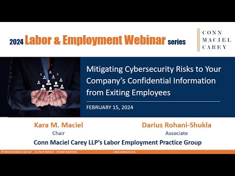 Mitigating Cybersecurity Risks to Your Company's Confidential ...