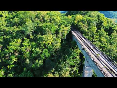 Drone no Viaduto 13 - Vespasiano Corrêa - RS