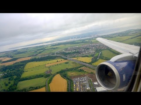 British Airways Boeing 767-300ER takeoff from Edinburgh! Listen to the Rolls Royce RB211s ROAR! Video
