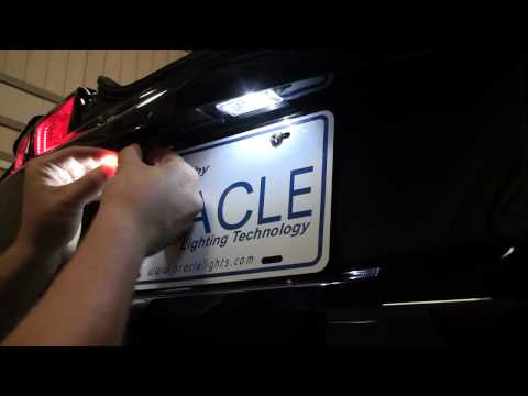 Installing ORACLE LED License Plate Bulbs by Advanced Automotive Concepts