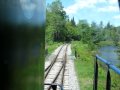 Adirondack Scenic Railroad Cab Ride Departing Lake Placid Station