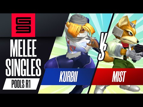 Kurbii (Sheik) vs Mist (Fox) - Melee Singles Pools Winners Semi-Final  - Genesis 9