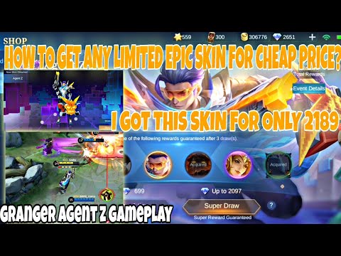 HOW TO GET EPIC SHOWCASE SKIN FOR CHEAP PRICE? | AGENT Z skin | Granger Agent Z Gameplay - Sniby
