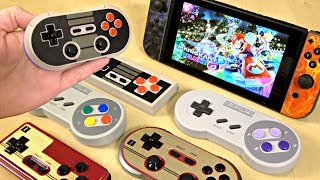 Nintendo Switch RETRO THEMED Wireless Controllers