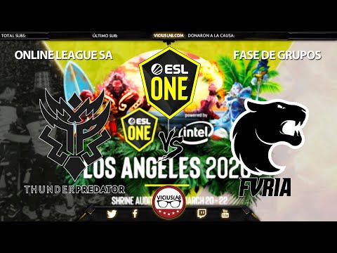 THUNDER PREDATOR vs FURIA - 1 - ESL One LA Online Leagues SA - Viciuslab