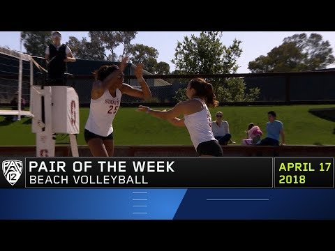 Stanford's Courtney Bowen, Sunny Villapando collect Pac-12 Beach Volleyball Pair of the Week...