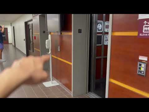 Still Original Montgomery Vector Traction Elevators at Bright Building!