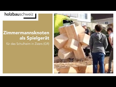 Zimmermannsknoten als Spielgerät