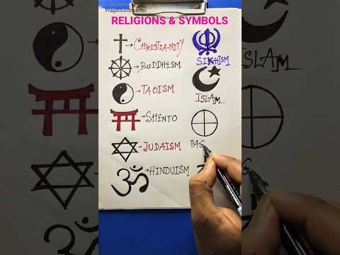 Religions and their symbols || symbols of religions #shorts