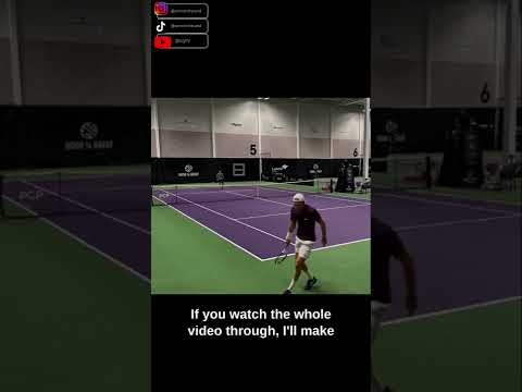 Will this new serve take over the ATP tour soon?? Pancake serve Tutorial video 🥞🎾