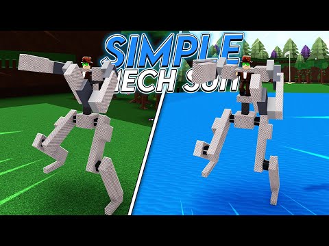 *NEW* SIMPLE BATTLE MECH SUIT TUTORIAL!! | Roblox Build A Boat For Treasure