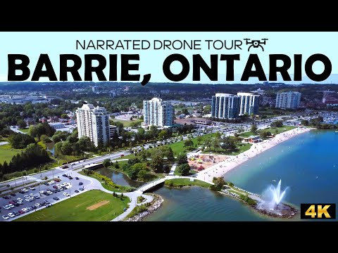 🌟 Stunning Aerial Views of Barrie, Ontario in 4K | Discover the Beauty from Above! 🚁✨