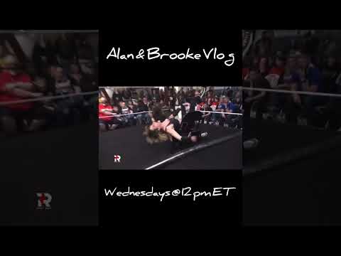 Brooke Havok Sidewalk Slam onto steel chair