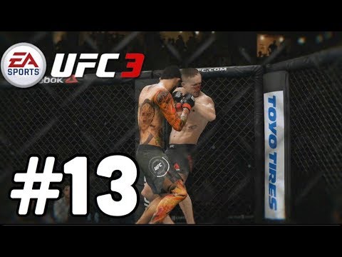 UFC 3 Featherweight Career Mode Walkthrough Part 13 - BRAWLING WITH JUSTIN GAETHJE!