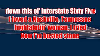 Hank Williams Jr. Stoned At The Jukebox (karaoke) (by request)