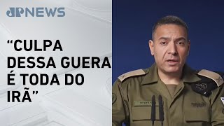 Porta-voz da Defesa de Israel afirma que ataque dos EUA sobre Irã marca ‘passo crucial’