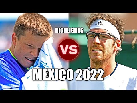 Gerald Melzer vs Stefan Kozlov MEXICO 2022 Highlights