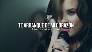 01 • Here We Go Again - Demi Lovato (Official Video) || Letra en Español &amp; Inglés | HD