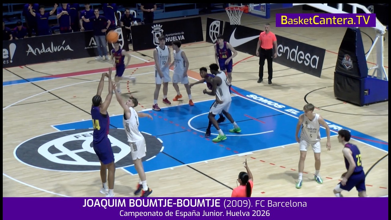 Joaquim BOUMTJE-BOUMTJE (2009). FC Barcelona.- Campeonato de España Junior 2026