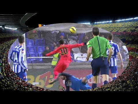 Messi Goal #2 vs Deportivo La Coruna - 18/1/2015