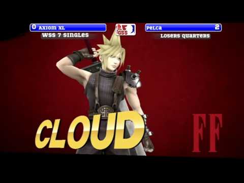 WSS 7 Singles - Pelca (Diddy) vs Axiom XL (Cloud) - SSB4 LQ - Smash 4 - Smash for Wii U