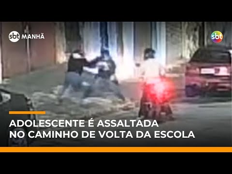 Jovem reage a assalto para proteger mochila com materiais escolares 