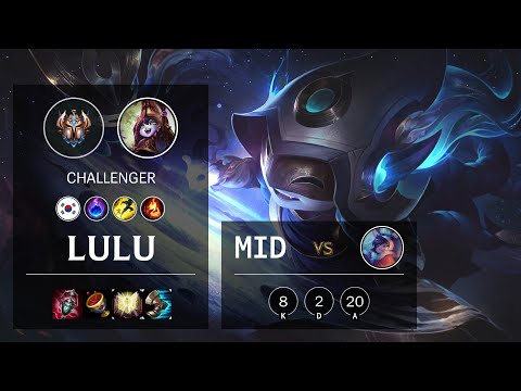 Lulu Mid vs Nunu & Willump - KR Challenger Patch 10.14