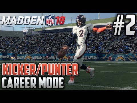 Madden 18 Career Mode | Kicker & Punter Career | EP2 | GOLDEN LEG