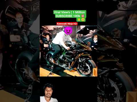 Kawasaki Ninja H2r 326BHP power run 4k #ninjah2r #biketopspeed #shorts #kawasaki