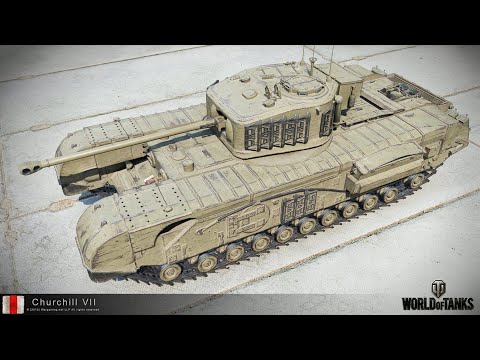 Черчилль 7 (Churchill VII) балуемся на песке