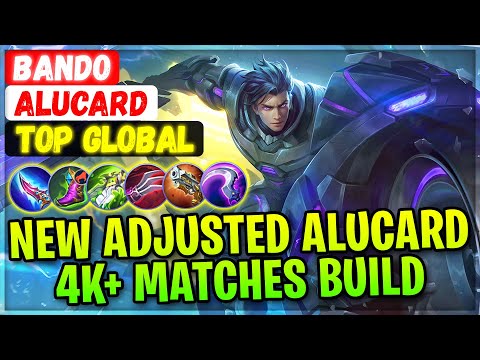 New Adjusted Alucard, 4k+ Matches Build [ Top Global Alucard ] BANDO - Mobile Legends Emblem Build