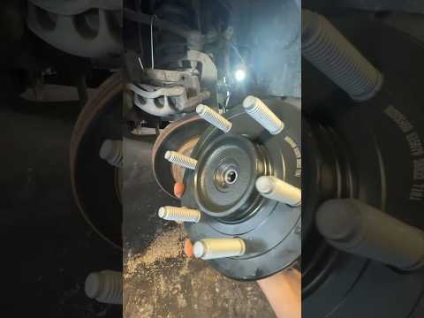 F150 4WD wheel bearing replace quick and easy